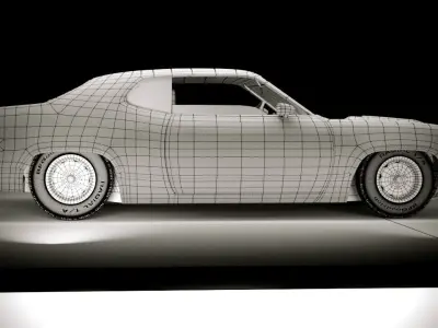 Plymouth Road Runner 1971 GTX 3D model