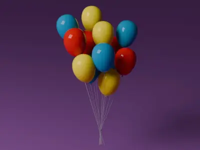 Baloons 3D model