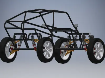 Offroad Buggy Assembly 3D model