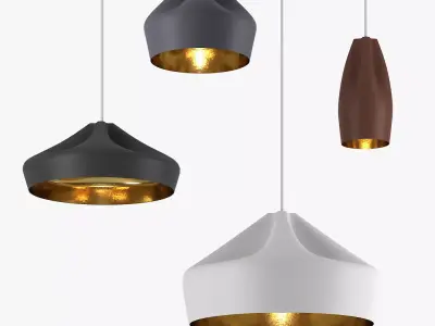 Contemporary Pendant Light Collection Free 3D model