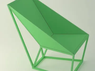 Alberto Vitelio Low-poly 3D model