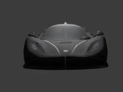 McLaren 3D model Textured