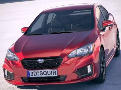 Subaru Impreza 2017 3D model