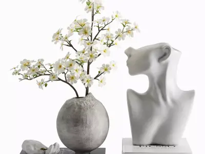 decorative set 04 3D model 4