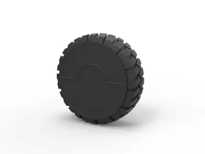 Offroad wheel 4 3D print model