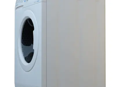Washer Indesit 81282L Low-poly 3D model