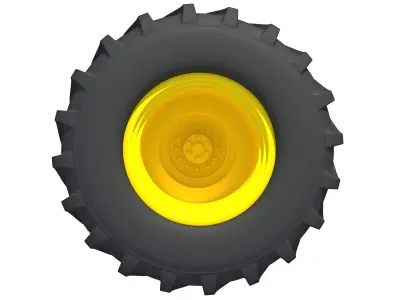 Tractor Tyre 3D model