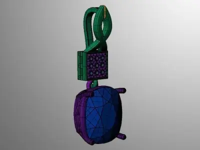 Pendant 52 3D print model