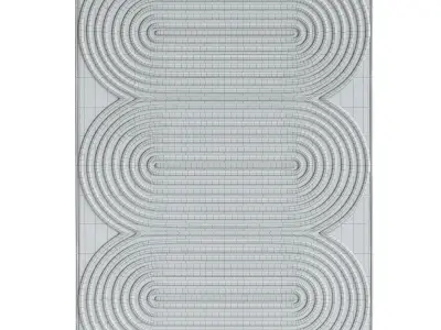 Lotus Carl Rug 3D model