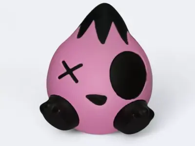 BrokenEgg Monster Baby - candy bowl ornament 3D print model