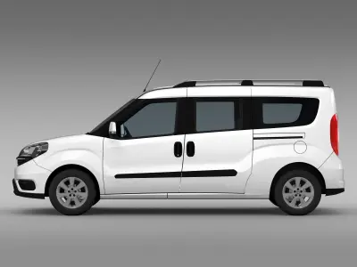 Fiat Doblo Maxi 152 2017 3D model