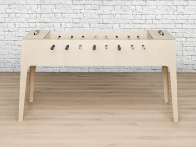 Foosball table 3D model