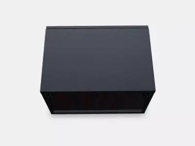 BESTA Shelf unit with glass door 19 3D model