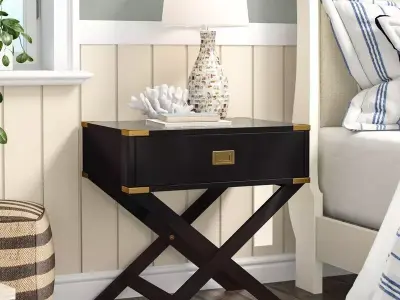 Whitfield 1 - Drawer Nightstand - 2 Option 3D model