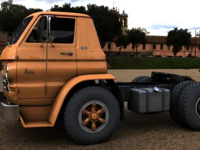 DODGE L700 TILT CAB TRUCK 1966 3D model