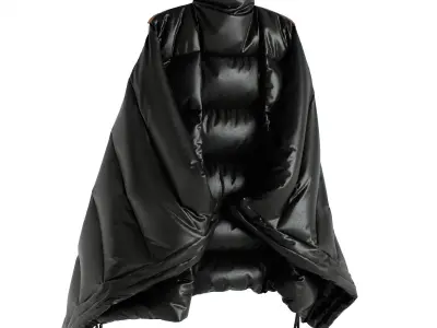 Jacket Moncler Elina on a Hanger 3D model