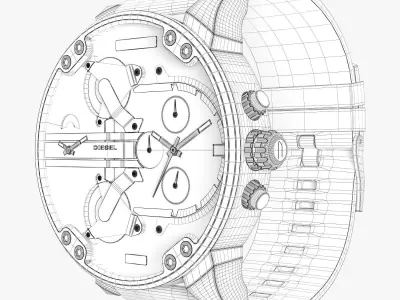 Diesel mr daddy dz 7400 3D model