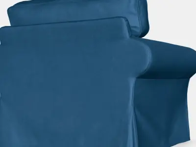 EKTORP Armchair 3 Low-poly 3D model