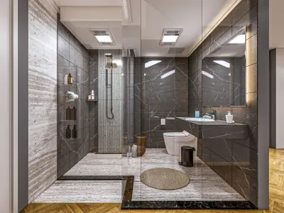 Bathroom 55 3D model