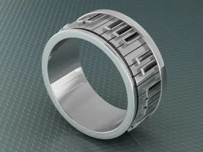 piano ring for man 3D print model