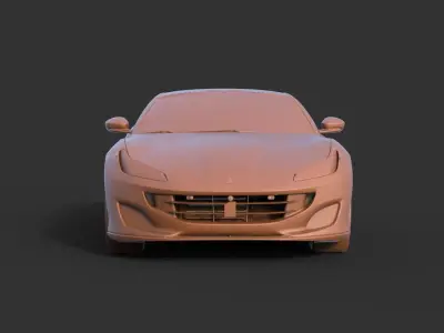 Ferrari Portofino 3D print model