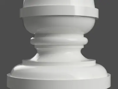 BALUSTER - TABLE LEG - FURNITURE - STAIRS - CANDLE HOLDER 3D print model
