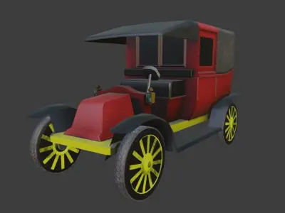 Renault Type AG Low-poly 3D model