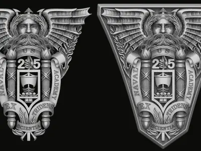 Bas-relief for the United States Ring 2025 3D print model