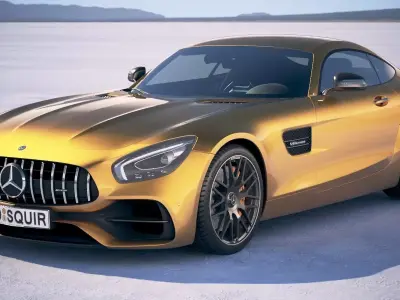 Mercedes AMG GT S 2018 3D model