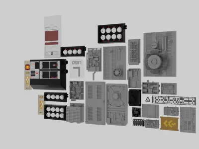 Star Wars Panel Pack 05 3D model