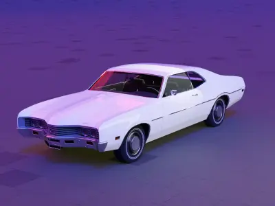 Mercury Montego MX 429 1970 3D model