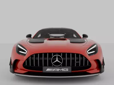 Mercedes AMG GT Black Series 2021 Game Cinematic Ready Realistic Low-poly 3D model