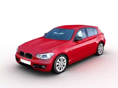 Generic Coupe v2 Low-poly 3D model