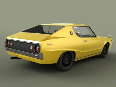Datsun Skyline 240K GT 3D model