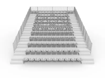 Bleachers 24 3D model