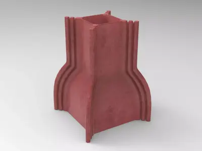Cope Vase Low-poly 3D model