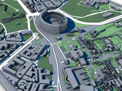 Colosseum Rome Roman Amphitheater Monument 3D model