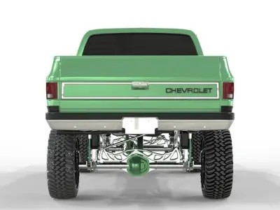 CHEVROLET C10 1500 TRUCK LIFTED  3D model