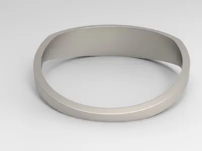 Love Ring Female Platinum 3D print model