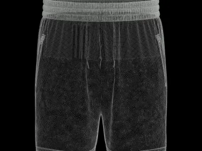 Regular Shorts 3d Model 3D model