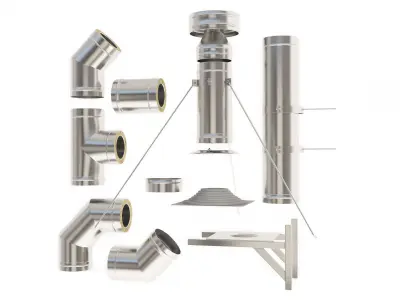 Chimney Set 3D model