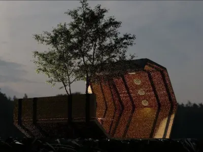 Arch Style Gargens 3D model