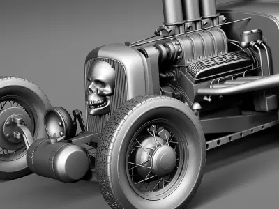 HotRod 1929 Devil 3D model