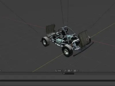 Autonomous Robot Car  3D model