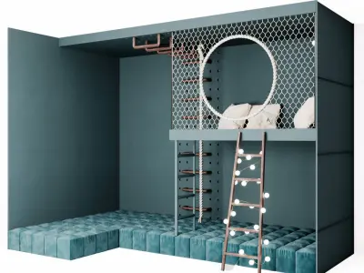 playroom for a child 3D model