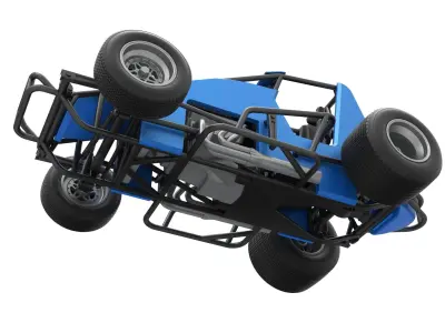Sprint car Scale 1 to 25 3D print model
