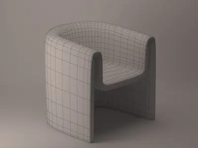Melaina chair Driade 3D model