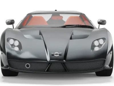 Sports Racing Car Spyker C12 Zagato 3D model