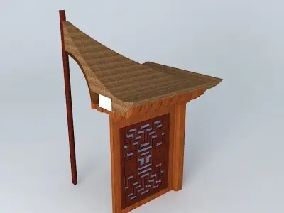 Pagoda Element Free 3D model