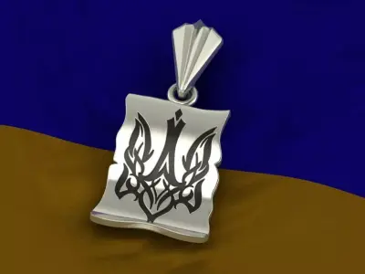 Ukrainian Trident 3D print model purchase